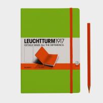 Opakowanie Notes Medium BiCOLORE gładki limonka/pomarańcz