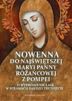 Okładka książki Nowenna do Najświętszej Maryi Panny Różańcowej z Pompei