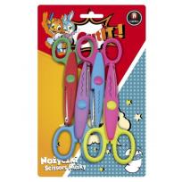 Opakowanie Nożyczki szkolne Wzorki 4 sztuki
