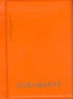 Opakowanie Okładka na dokumenty pomarańczowa