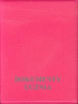 Opakowanie Okładka na dokumenty ucznia pionowa różowa