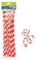 Opakowanie Ozdoba dekoracyjna druciki biało-czerwone