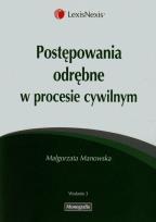 Okładka książki Postępowania odrębne w procesie cywilnym