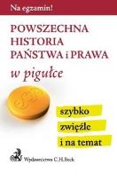Okładka książki Powszechna historia państwa i prawa w pigułce