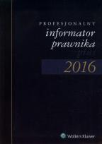 Opakowanie Profesjonalny informator prawnika plus 2016
