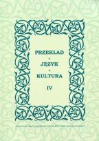 Okładka książki Przekład. Język. Kultura T. 4