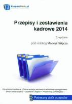 Okładka książki Przepisy i zestawienia kadrowe 2014