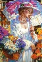 Opakowanie Puzzle 1000 elementów Chrysanthemus in the Garden