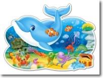 Opakowanie Puzzle 12 elementów Underwater Friends