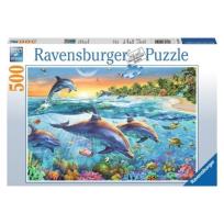 Opakowanie Puzzle 500 Delfiny