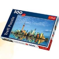 Okładka książki Puzzle 500 Szanghaj, Chiny TREFL