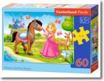 Opakowanie Puzzle 60 elementów Princess and Her Friend