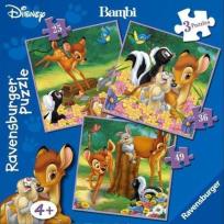 Opakowanie Puzzle Disney Bambi 3w1