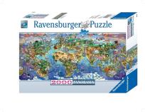 Opakowanie Puzzle panorama Cuda Ziemi  2000