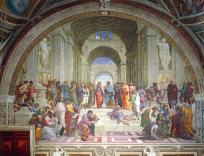 Opakowanie Puzzle Raffael Szkoła Ateńska 2000