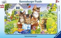 Opakowanie Puzzle ramkowe 15 Kocięta