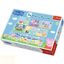 Opakowanie Puzzle Świnka Peppa 3xStory