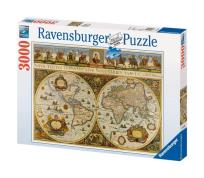 Opakowanie Puzzle Wielka Mapa Świata 1665 3000