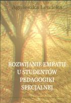 Okładka książki Rozwijanie empatii u studentów pedagogiki specjalnej