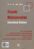 Opakowanie Stosunki Międzynarodowe International Relations Tom 48 nr 2 2013