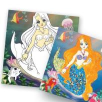 Okładka książki Syreny zdobione piaskiem i cekinami