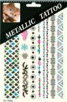 Opakowanie Tatuaże Metaliczne kolorowe duże MIX STnux