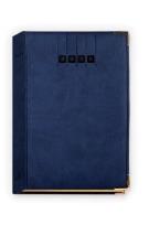 Okładka książki Terminarz 2016 - A5 Lux - złocony granatowy