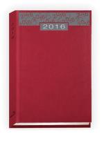 Okładka książki Terminarz 2016 - A5 Print - czerwony