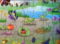 Opakowanie Układanka drewniana Jezioro 48 elementów