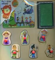 Opakowanie Układanka drewniana Puzzle i pieczątki Królestwo