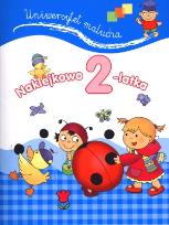 Okładka książki Uniwersytet malucha. Naklejkowo 2-latka