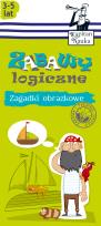 Okładka książki Zagadki obrazkowe Zabawy logiczne 3-5 lat