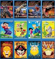 Opakowanie Zeszyt A5/16K kratka MIX chłopięcy (15szt)