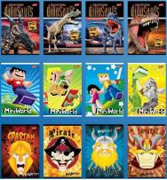 Opakowanie Zeszyt A5/16K linia podwójna MIX chłopięcy (15szt)