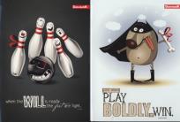 Opakowanie Zeszyt A5 w kratkę 80 kartek Cartoon 10 sztuk mix