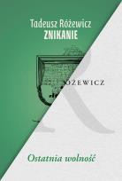 Okładka książki Znikanie/Ostatnia wolność