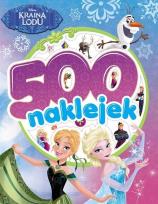 Okładka książki 500 naklejek. Kraina lodu