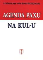 Okładka książki Agenda Paxu na KUL-u