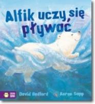 Okładka książki Alfik uczy się pływać Poczytajmy razem