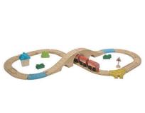 Opakowanie Drewniana kolejka średnia