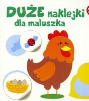 Okładka książki Duże naklejki dla maluszka - kurka 2+
