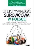 Okładka książki Efektywność surowcowa w Polsce