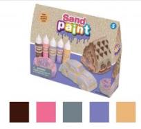 Opakowanie Farba DECO 5 kolorów do piasku