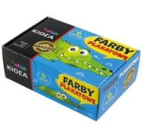 Opakowanie Farby plakatowe 6 kolorów Kidea