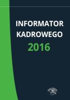 Okładka książki Informator kadrowego 2016