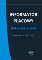 Okładka książki Informator płacowy