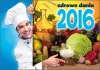 Okładka książki KAL.ZDROWE DANIA 2016