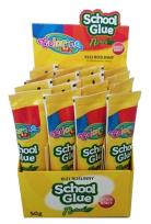 Opakowanie Klej szkolny roślinny w tubie 50g display 16 sztuk