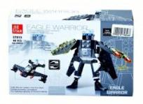 Opakowanie Klocki konstrukcyjne robot-samolot 88el