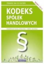 Okładka książki Kodeks spółek handlowych w.2015 LITERAT